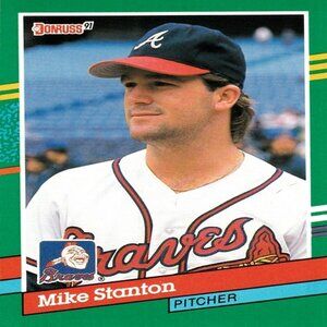 Mike Stanton (Atlanta Braves) Vintage 1990 Donruss '91 Series Card - Number 716